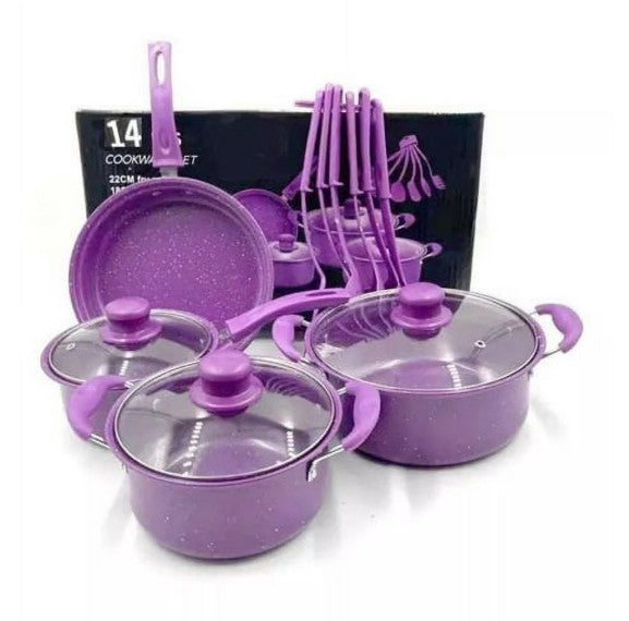 Batería de Cocina Premium 13 Piezas™ | Ollas + Utensilios | Cocina Fácil, Completa y Elegante