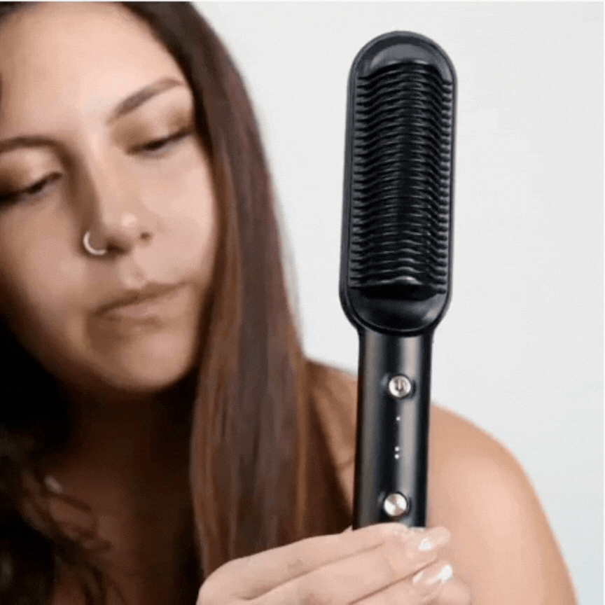 ✨🔥CEPILLO ALISADOR FB161 NEGRO 🔥✨💁♀️ LISO PERFECTO EN MINUTOS 👉💎RESULTADO DE SALÓN DESDE CASA