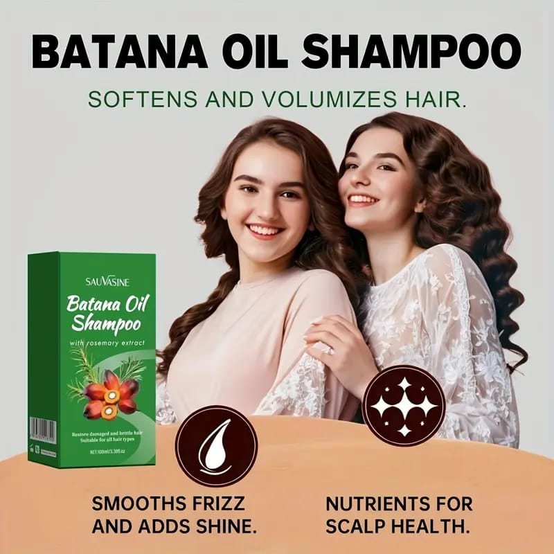 💛✨ Champú Batana – Nutrición Pura para un Cabello Fuerte, Brillante y Renovado ✨💛
