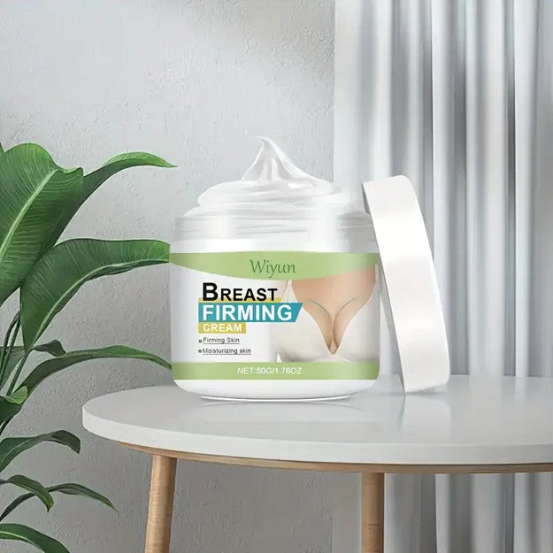 🌸 WIYUN Breast Firming Cream 💎 Cafeína + Ácido Hialurónico 💧Reafirma, hidrata y levanta tu piel sin grasa ni perfume