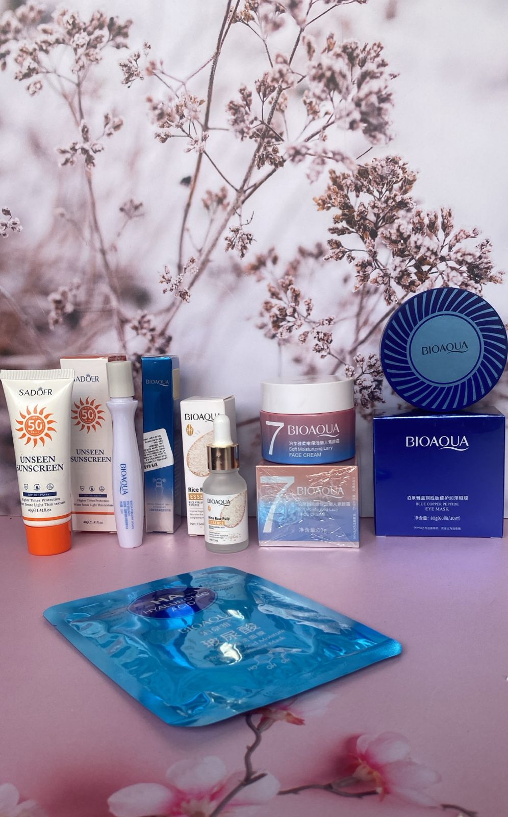 🔥 Kit Bioaqua Antiedad + Aclarante 💥 Elimina Manchas y Arrugas en Días ✨