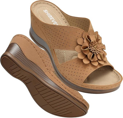 Sandalias Comfort Floral™  Soporte para el arco + máxima comodidad + estilo elegante