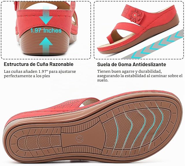 Sandalias Comfort Ortopédicas™ LuxeStep™ | Comodidad Todo el Día + Soporte para el Arco