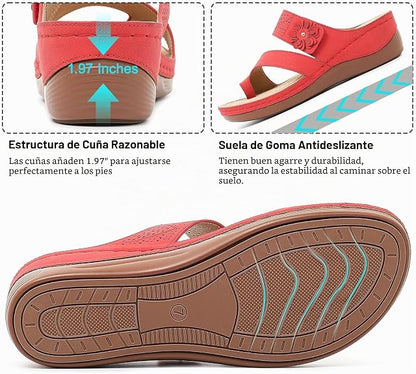 Sandalias Comfort Ortopédicas™ LuxeStep™ | Comodidad Todo el Día + Soporte para el Arco