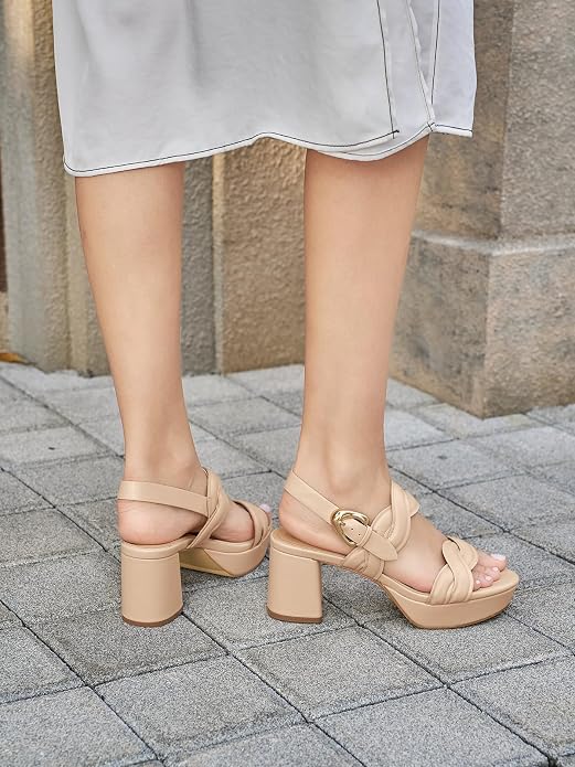 Sandalias Plataforma Aurelia™ para Mujer | Tacón Grueso, Cómodas y Elegantes