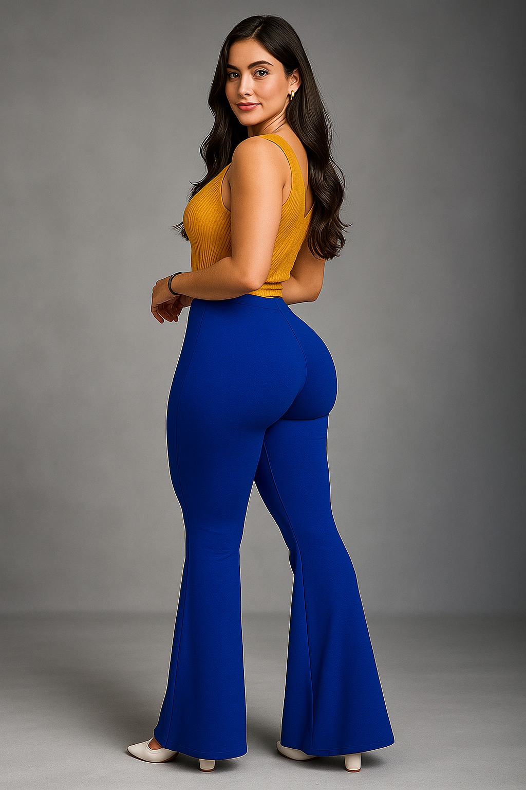 👖 Leggings Bota Campana Moldeador ✨Faja Interna Push Up y Control Abdomen