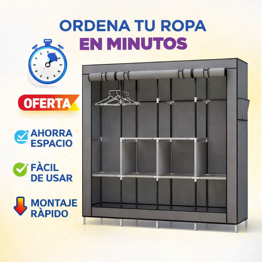 ✨CLOZZY™ ORGANIZADOR DE ROPA 3 NIVELES 👕👖 ORDEN PERFECTO EN MINUTOS👚