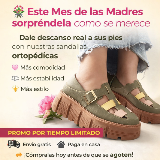 Sandalias Ortopédicas ROMANAS 👣✨ Comodidad Total y Estilo Elegante en cada paso 💖👡