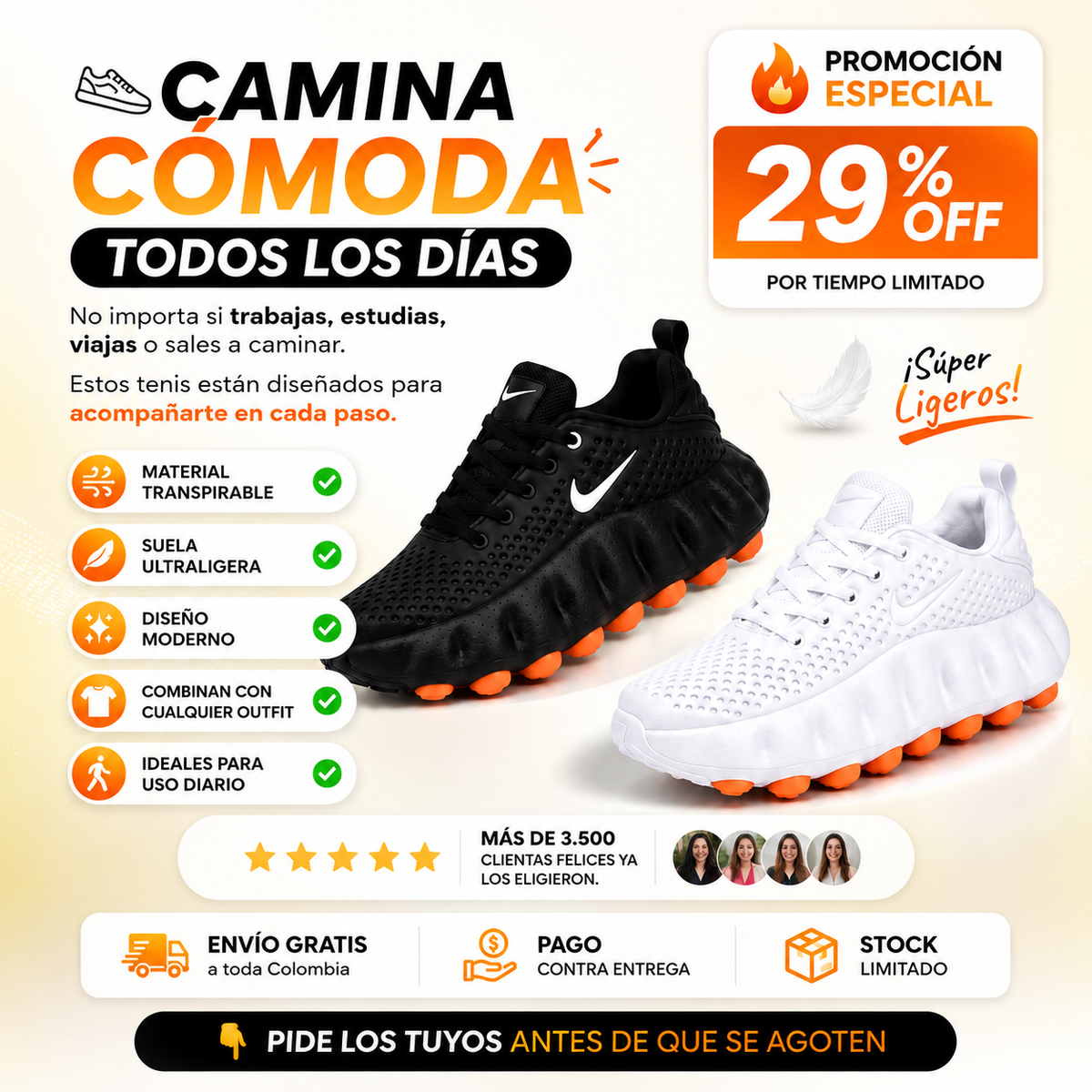 👟 TENIS AIR COMFORT DAMA™ Camina con estilo, comodidad y ligereza todos los días