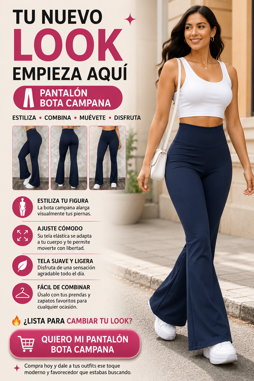 👖 PANTALÓN BOTA CAMPANA™ | ESTILIZA TU FIGURA Y ALARGA VISUALMENTE TUS PIERNAS ✨