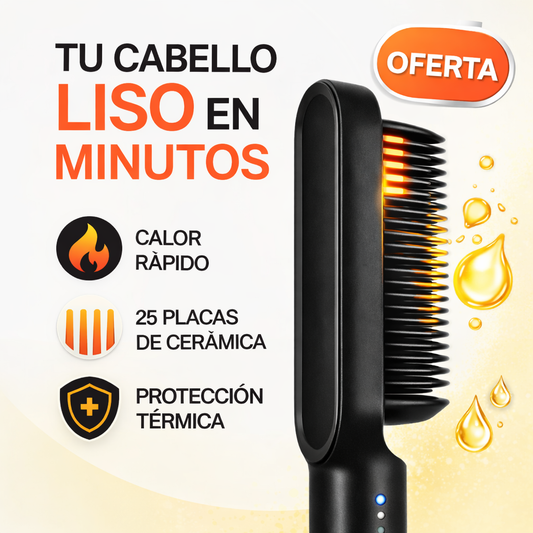 ✨🔥CEPILLO ALISADOR FB161 NEGRO 🔥✨💁‍♀️ LISO PERFECTO EN MINUTOS 👉💎RESULTADO DE SALÓN DESDE CASA