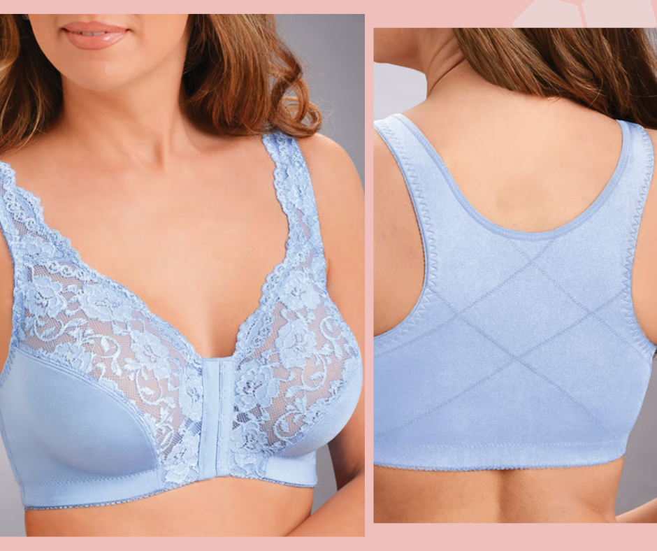 👙Divine Lift 💃 Ganchos frontales, encaje elástico, realce superior y corrección de postura: un sujetador todo en uno👙