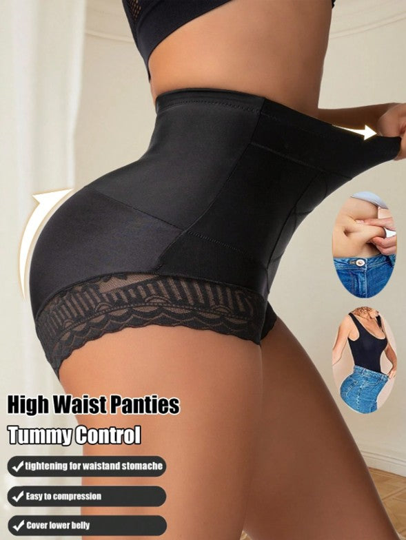 Bragas de Cintura Alta con Control de Abdomen ✨💖Comodidad suave y diseño sin costuras que estiliza tu figura al instante sin marcar la ropa 🌸🔥