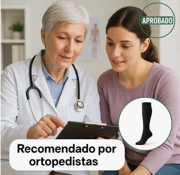 Medias de compresión terapéutica unisex que mejoran la circulación🦵 ALIVIA EL DOLOR Y LA PESADEZ EN TUS PIERNAS DESDE EL PRIMER USO