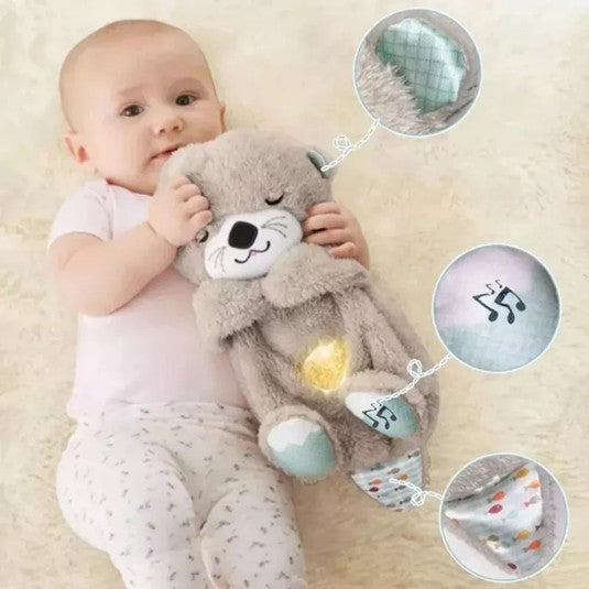 🌙✨ Nutria Peluche que Respira 🦦💤Calma la Ansiedad y Tranquiliza al Instante 🤱💤