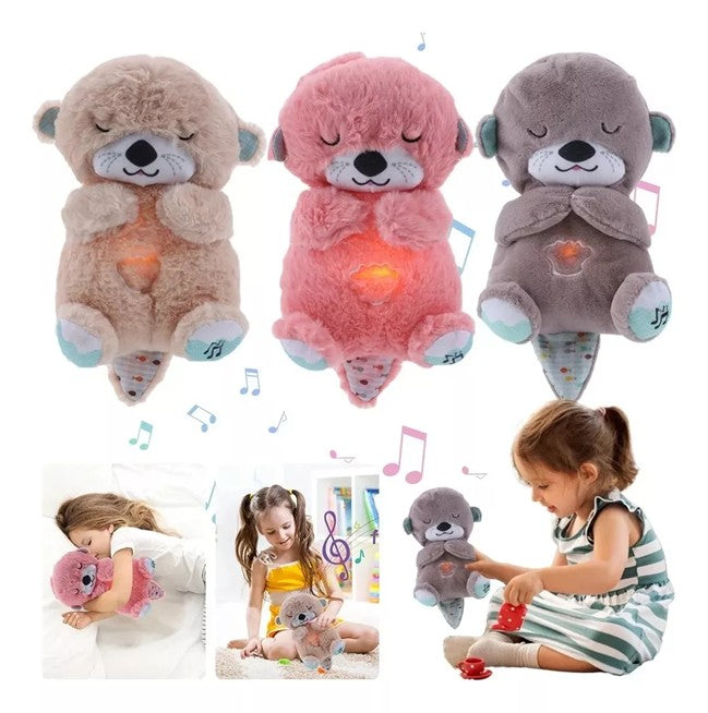 🌙✨ Nutria Peluche que Respira 🦦💤Calma la Ansiedad y Tranquiliza al Instante 🤱💤