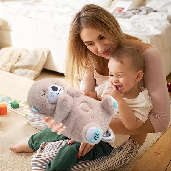 🌙✨ Nutria Peluche que Respira 🦦💤Calma la Ansiedad y Tranquiliza al Instante 🤱💤