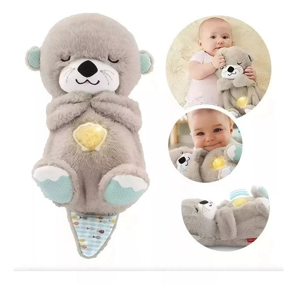 🌙✨ Nutria Peluche que Respira 🦦💤Calma la Ansiedad y Tranquiliza al Instante 🤱💤