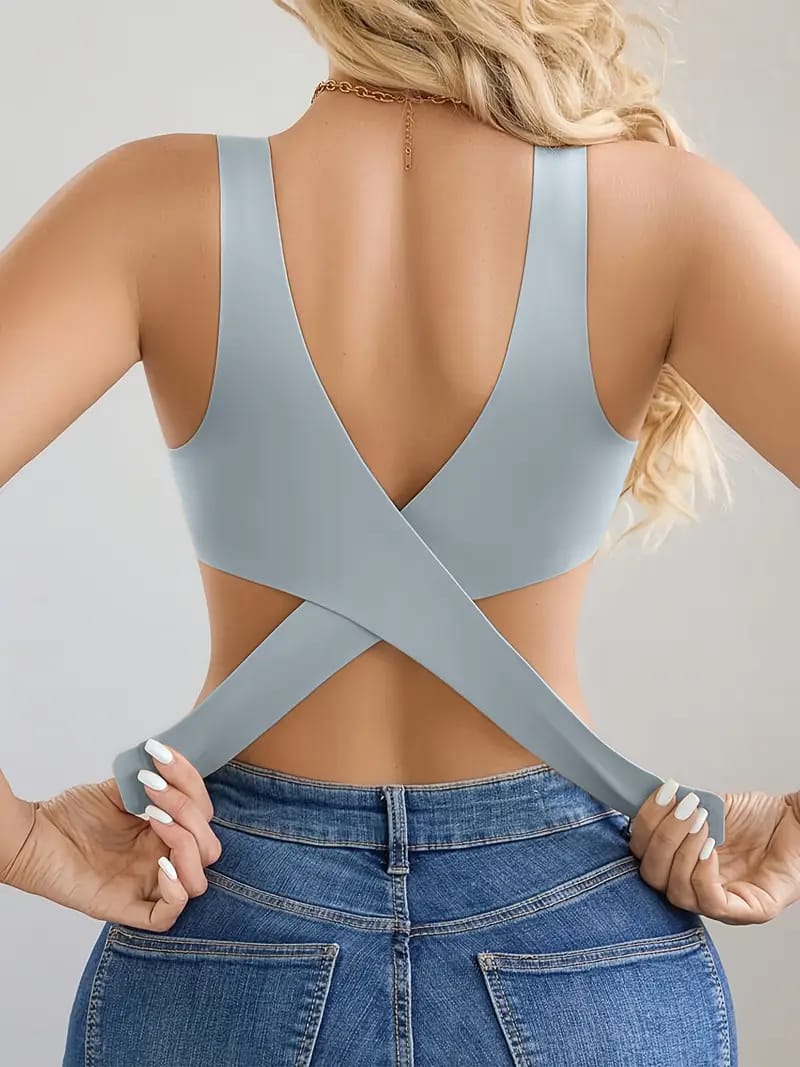 ✨AuraFlex 💖Libertad, Estilo y Comodidad en Cada Movimiento🌸Descubre el sujetador sin costuras que abraza tu figura, te da soporte sin presión y te hace sentir ligera como el aire 🌬️💪
