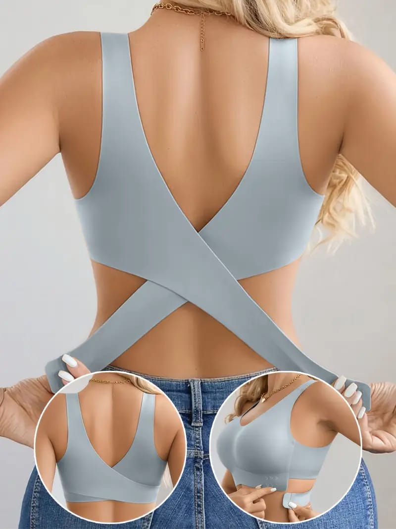 ✨AuraFlex 💖Libertad, Estilo y Comodidad en Cada Movimiento🌸Descubre el sujetador sin costuras que abraza tu figura, te da soporte sin presión y te hace sentir ligera como el aire 🌬️💪
