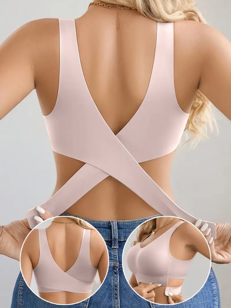 ✨AuraFlex 💖Libertad, Estilo y Comodidad en Cada Movimiento🌸Descubre el sujetador sin costuras que abraza tu figura, te da soporte sin presión y te hace sentir ligera como el aire 🌬️💪