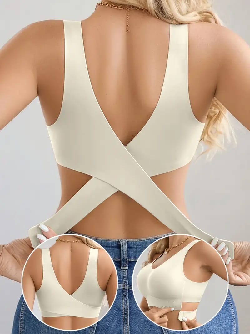 ✨AuraFlex 💖Libertad, Estilo y Comodidad en Cada Movimiento🌸Descubre el sujetador sin costuras que abraza tu figura, te da soporte sin presión y te hace sentir ligera como el aire 🌬️💪