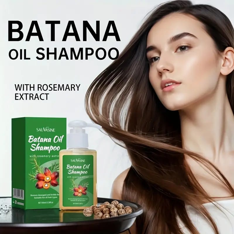 💛✨ Champú Batana – Nutrición Pura para un Cabello Fuerte, Brillante y Renovado ✨💛