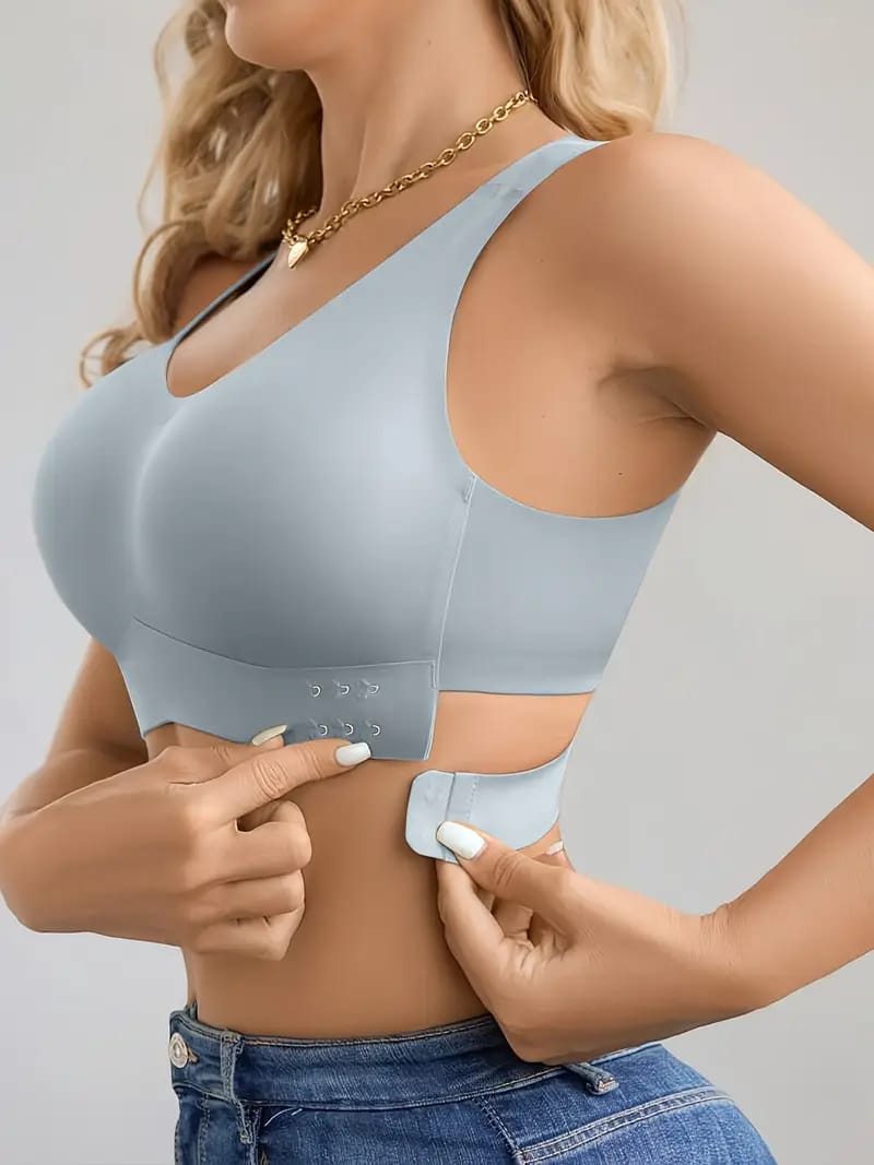 ✨AuraFlex 💖Libertad, Estilo y Comodidad en Cada Movimiento🌸Descubre el sujetador sin costuras que abraza tu figura, te da soporte sin presión y te hace sentir ligera como el aire 🌬️💪