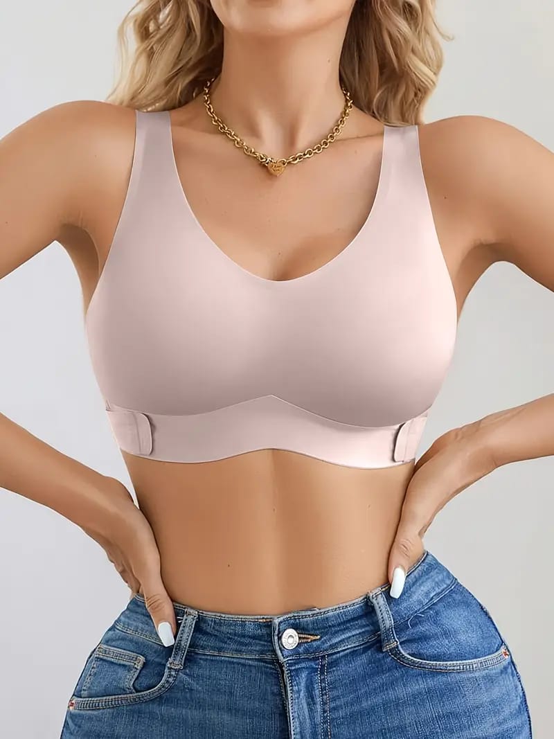 ✨AuraFlex 💖Libertad, Estilo y Comodidad en Cada Movimiento🌸Descubre el sujetador sin costuras que abraza tu figura, te da soporte sin presión y te hace sentir ligera como el aire 🌬️💪
