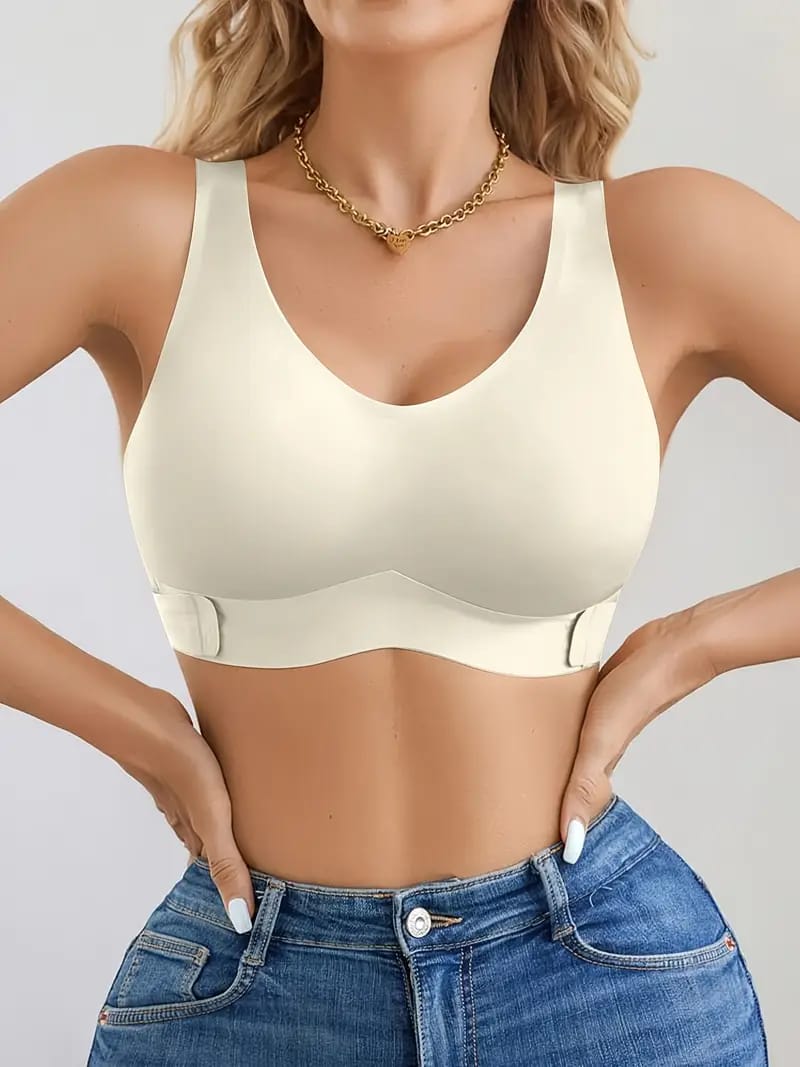 ✨AuraFlex 💖Libertad, Estilo y Comodidad en Cada Movimiento🌸Descubre el sujetador sin costuras que abraza tu figura, te da soporte sin presión y te hace sentir ligera como el aire 🌬️💪