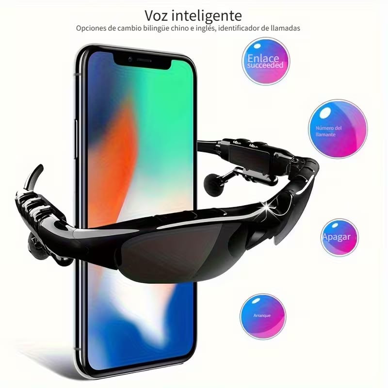 🚵‍♂️👓GAFAS INTELIGENTES  CON AURICULARES INALAMBRICOS INTEGRADOS🌄🚴‍♂️ LISTO PARA CUALQUIER AVENTURA 🔥👓