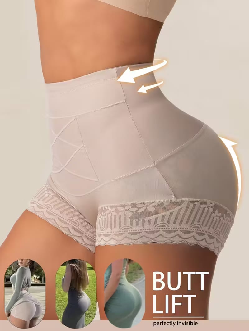 Bragas de Cintura Alta con Control de Abdomen ✨💖Comodidad suave y diseño sin costuras que estiliza tu figura al instante sin marcar la ropa 🌸🔥