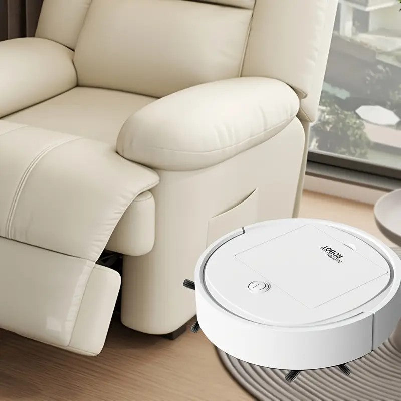 🤖 Mini Robot Aspirador Práctico🔌 Carga USB 🚫 Sin golpes 🔇 Ultra silencioso✨ Ideal para hogares ocupados 🕒 Limpia mientras tú descansas 🛋️