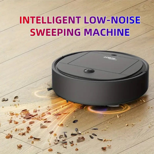 🤖 Mini Robot Aspirador Práctico🔌 Carga USB 🚫 Sin golpes 🔇 Ultra silencioso✨ Ideal para hogares ocupados 🕒 Limpia mientras tú descansas 🛋️